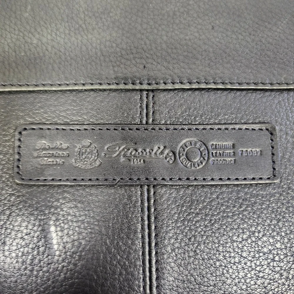 Vintage Fossil Black Pebbled Leather Shoulder bag Hand bag Purse 75082 11X11